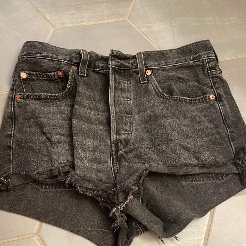 Black Levi shorts
